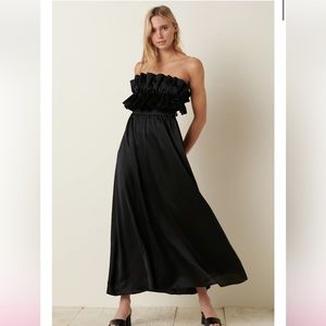 New Black Strapless Dress